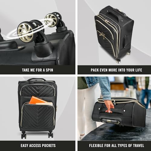 Kenneth Cole Reaction Chelsea Chevron Quilted Luggage Review Unpacking Style and Durability