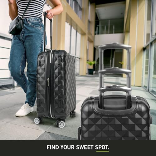 Kenneth Cole Reaction Diamond Tower Luggage Review Lightweight Durable Expandable Spinner Suitcase