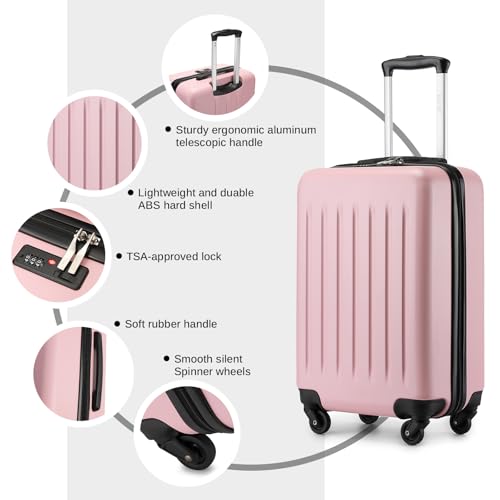 Kono 19 Inch Carry On Luggage Review Lightweight Durable Hardshell Spinner Wheels Kono 19 Inch Carry On Luggage Review Lightweight Durable Hardshell Spinner Wheels
