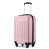 Kono Carry on Suitcase 19 Inch Hardside Carry on Luggage Small Suitcase with Spinner Wheels Lightweight Rolling Cabin Suitcase for Airplanes Travel(Pink) Kono Carry on Suitcase 19 Inch Hardside Carry on Luggage Small Suitcase with Spinner Wheels Lightweight Rolling Cabin Suitcase for Airplanes Travel(Pink)