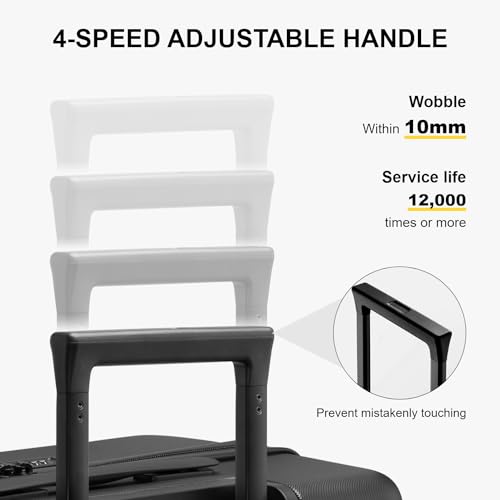 LEVEL8 Luminous Carry On Suitcase Review Lightweight Hard Shell Spinner Wheels LEVEL8 Luminous Carry On Suitcase Review Lightweight Hard Shell Spinner Wheels