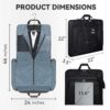 Mancro Garment Bags Review Spacious Travel Suit Bag with Wrinkle Free Design Mancro Garment Bags Review Spacious Travel Suit Bag with Wrinkle Free Design