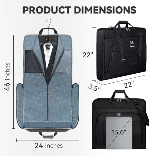 Mancro Garment Bags Review Spacious Travel Suit Bag with Wrinkle Free Design Mancro Garment Bags Review Spacious Travel Suit Bag with Wrinkle Free Design