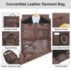 Modoker Garment Bags Review 2 in 1 Leather Duffel Carry On Travel Modoker Garment Bags Review 2 in 1 Leather Duffel Carry On Travel