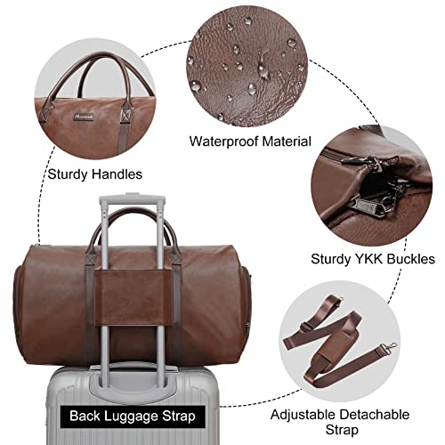 Modoker Garment Bags Review 2 in 1 Leather Duffel Carry On Travel Modoker Garment Bags Review 2 in 1 Leather Duffel Carry On Travel