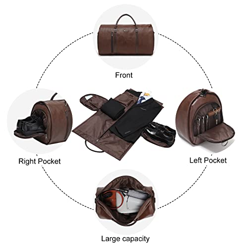 Modoker Garment Bags Review 2 in 1 Leather Duffel Carry On Travel Modoker Garment Bags Review 2 in 1 Leather Duffel Carry On Travel