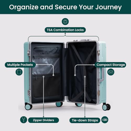 Nobl Travel Large Zipperless Check In Suitcase Review Unmatched Durability and Mobility