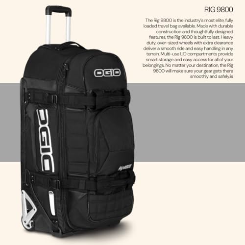 OGIO Rig 9800 Wheeled Suitcase Review Durable Design and Travel Ready Gear Bag Insights