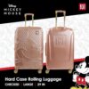 Review of Concept One Mickey Mouse 29 Inch Rolling Luggage Rose Gold Spinner Wheels