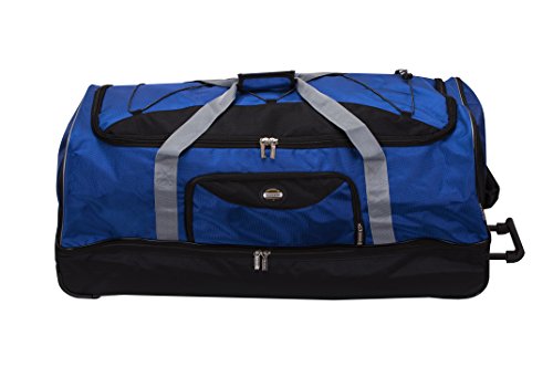 Rockland Drop Bottom Rolling Duffel Bag Review Unpacking Durability and Storage Features