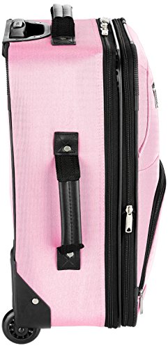Rockland Fashion Softside Upright Luggage Set Review Expandable Pink Travel Gear Insights Rockland Fashion Softside Upright Luggage Set Review Expandable Pink Travel Gear Insights