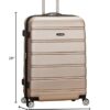Rockland Melbourne Hardside Expandable Luggage Review Lightweight Durable ABS Spinner Wheels Rockland Melbourne Hardside Expandable Luggage Review Lightweight Durable ABS Spinner Wheels