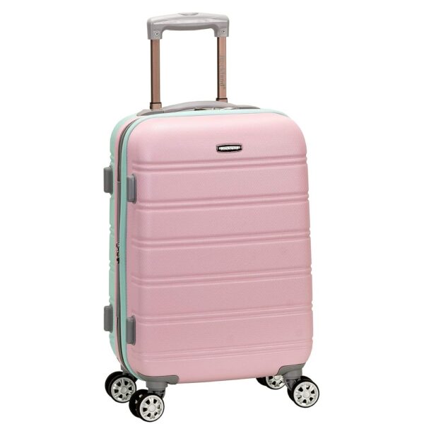 Rockland Melbourne Hardside Expandable Spinner Wheel Luggage, Mint, Carry-On 20-Inch Rockland Melbourne Hardside Expandable Spinner Wheel Luggage, Mint, Carry-On 20-Inch