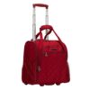 Rockland Melrose Upright Wheeled Underseater Luggage, Red, Carry-On 15-Inch Rockland Melrose Upright Wheeled Underseater Luggage, Red, Carry-On 15-Inch