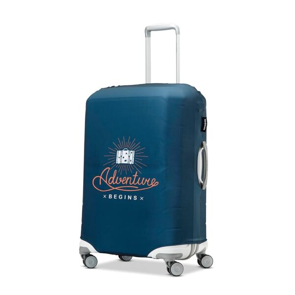 Samsonite Printed Luggage Cover, Adventure Begins, Medium