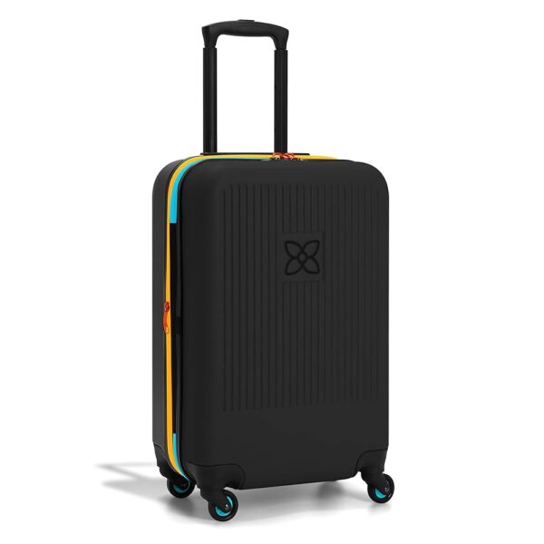 Sherpani Meridian, 22 Inch Expandable Hardshell Carry-On, Lightweight 22" Rolling Hardside Travel Luggage for Women, Stylish & Durable Suitcase (Chromatic)