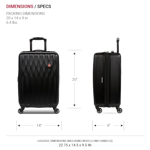 SwissGear 8018 Carry-On Luggage Review Durable Spinner Wheels and Expandable Design