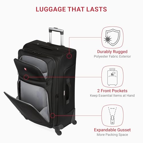 SwissGear Sion Softside Expandable Luggage Review Unpacking Durability and Travel Convenience