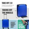 Take OFF Luggage Personal Item Rolling Suitcase Review Lightweight TSA Approved Carry-On
