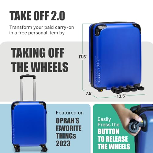 Take OFF Luggage Personal Item Rolling Suitcase Review Lightweight TSA Approved Carry-On