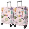 Travel Luggage Cover Pink-4 Review Durable Elastic Suitcase Protector Fits 25-28 Inch