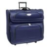 Travel Select Amsterdam Expandable Rolling Upright Luggage, Navy, Garment Bag Travel Select Amsterdam Expandable Rolling Upright Luggage, Navy, Garment Bag