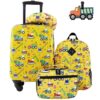 Travelers Club 5 Piece Kids' Luggage Set, Cars Travelers Club 5 Piece Kids' Luggage Set, Cars