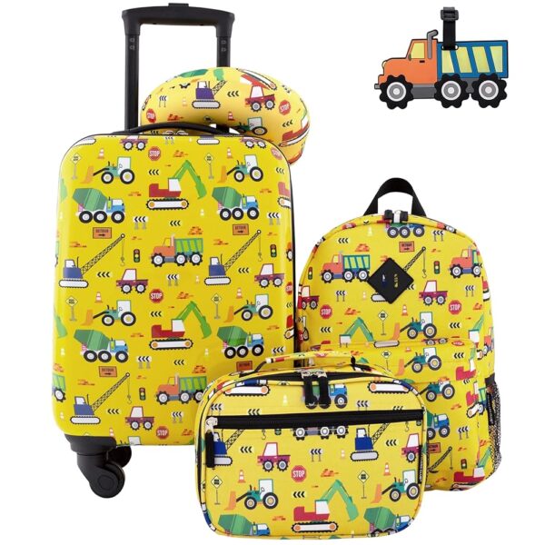 Travelers Club 5 Piece Kids' Luggage Set, Cars Travelers Club 5 Piece Kids' Luggage Set, Cars