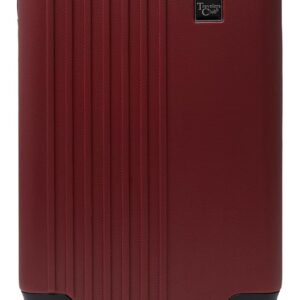 Travelers Club Cosmo Hardside Spinner Luggage, Rhubarb Red, Carry-On 20-Inch Travelers Club Cosmo Hardside Spinner Luggage, Rhubarb Red, Carry-On 20-Inch