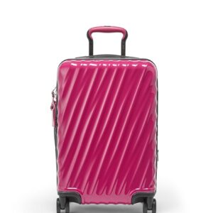TUMI - 19 Degree International Expandable 4 Wheeled Carry-On - Hard Shell Suitcase - 21.8" X 14.0" X 9.0" - Fuchsia TUMI - 19 Degree International Expandable 4 Wheeled Carry-On - Hard Shell Suitcase - 21.8" X 14.0" X 9.0" - Fuchsia