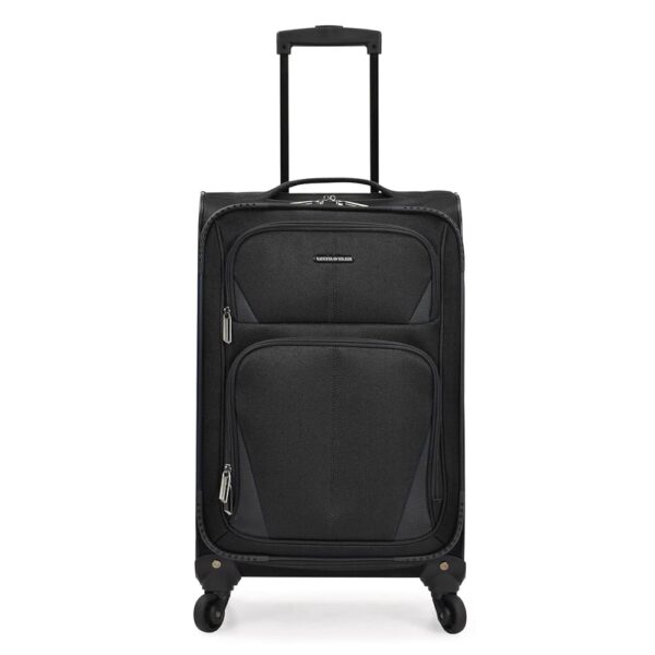 U.S. Traveler Aviron Bay Expandable Softside Luggage with Spinner Wheels, Black, Carry-on 22-Inch U.S. Traveler Aviron Bay Expandable Softside Luggage with Spinner Wheels, Black, Carry-on 22-Inch