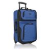 U.S. Traveler Lightweight Rolling 20" Carry On Luggage Softside Suitcase, Blue, 2 Wheel-1 Piece U.S. Traveler Lightweight Rolling 20" Carry On Luggage Softside Suitcase, Blue, 2 Wheel-1 Piece