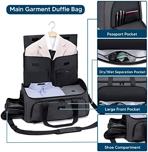 Vessgra 4 in 1 Convertible Garment Bag Review Best Travel Duffel Backpack Vessgra 4 in 1 Convertible Garment Bag Review Best Travel Duffel Backpack