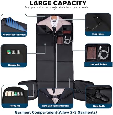Vessgra 4 in 1 Convertible Garment Bag Review Best Travel Duffel Backpack Vessgra 4 in 1 Convertible Garment Bag Review Best Travel Duffel Backpack
