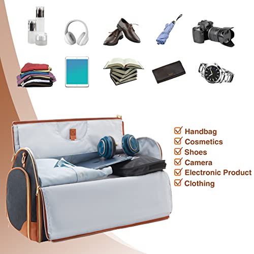 ZRSUN LS-01BLK Garment Bag Review Best Carry On Convertible Duffel for Travel